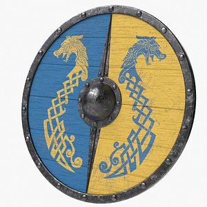 Viking Shield V3 Design 1 3D model