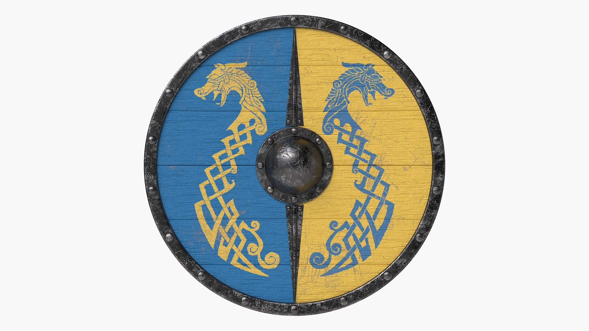 Viking Shield V3 Design 1 3D Model - TurboSquid 2285382
