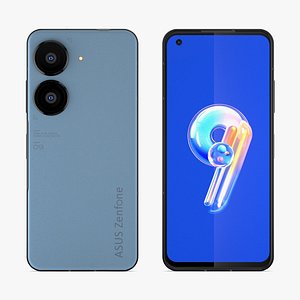3D Asus Zenfone 9 Blue