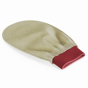 3D Hammam Exfoliating Glove Flat Beige