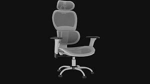 3D chair executive ergonomic model