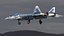 SU-57 Stealth Jet Fighter Pixel Camouflage Rigged