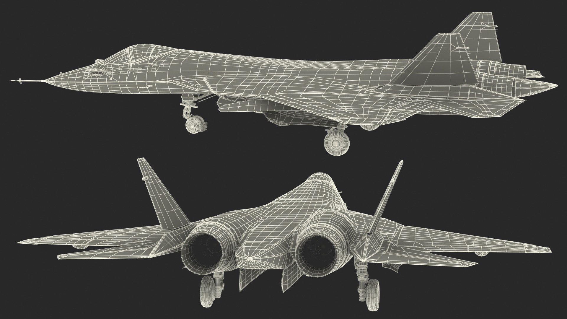 su 57 stealth jet fighter 3D model https://p.turbosquid.com/ts-thumb/OL/scAlVa/FMEGsBn4/su57stealthjetfighterpixelcamouflageriggedmb3dmodel038/jpg/1599728154/1920x1080/fit_q87/99f57f2d9575096a077efa56a70945c4bca86aad/su57stealthjetfighterpixelcamouflageriggedmb3dmodel038.jpg