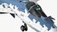 SU-57 Stealth Jet Fighter Pixel Camouflage Rigged