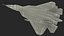 SU-57 Stealth Jet Fighter Pixel Camouflage Rigged