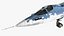 SU-57 Stealth Jet Fighter Pixel Camouflage Rigged