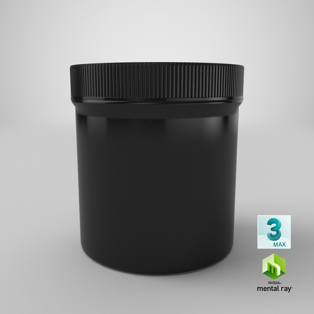 3D plastic jar wide mouth https://p.turbosquid.com/ts-thumb/OL/wxQfMX/VPizqMoD/stemcell_max_mental_ray_render/png/1591370083/1920x1080/fit_q87/f36ad5190e13718df8d9e629f8943f491ebcf279/stemcell_max_mental_ray_render.jpg