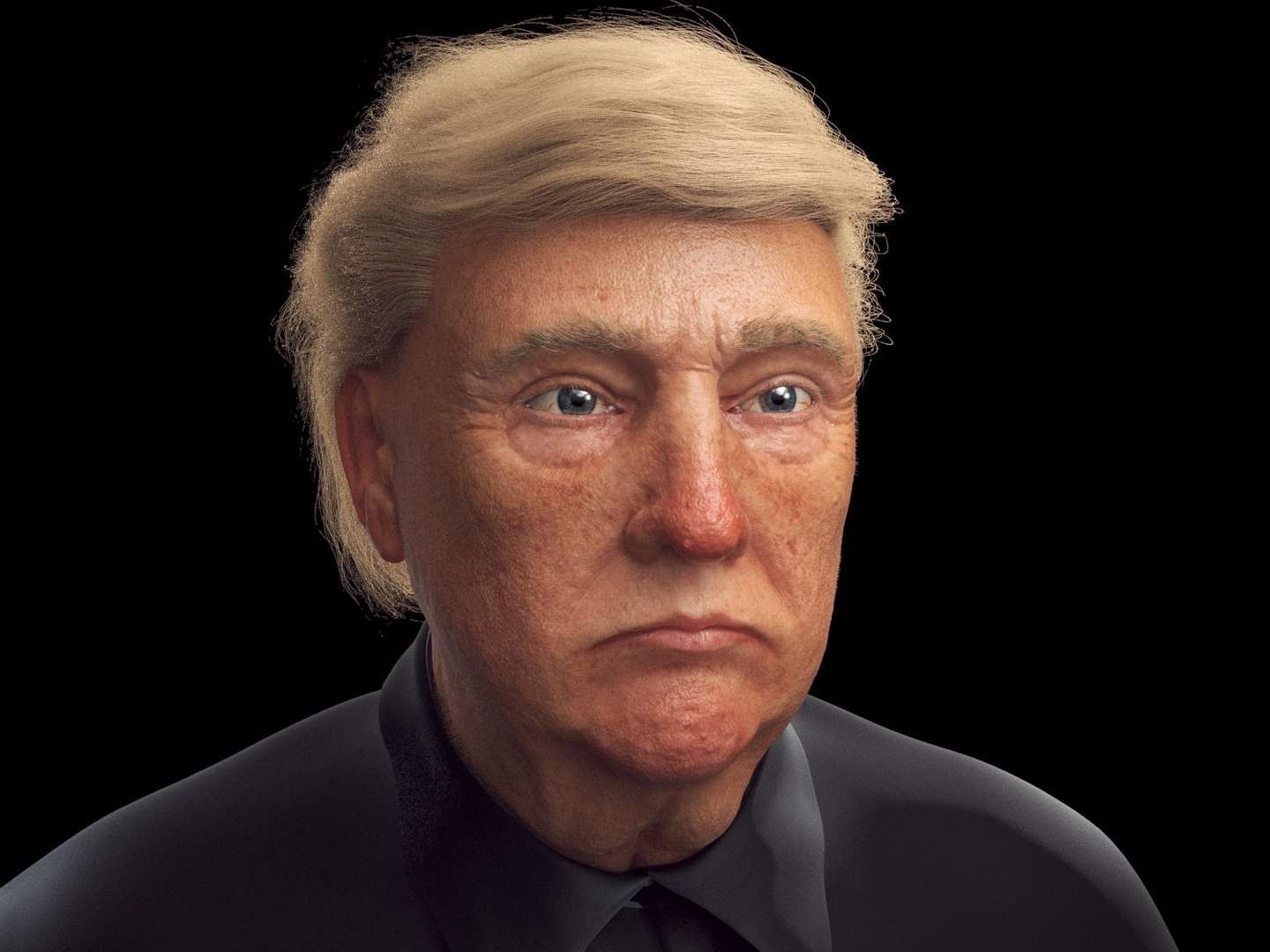 Head Donald Trump 3D Model - TurboSquid 1534440