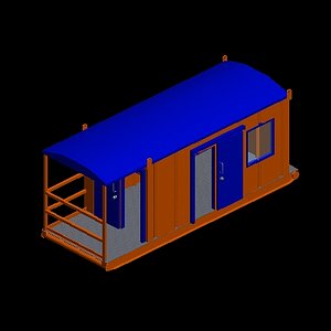 3d model driller doghouse