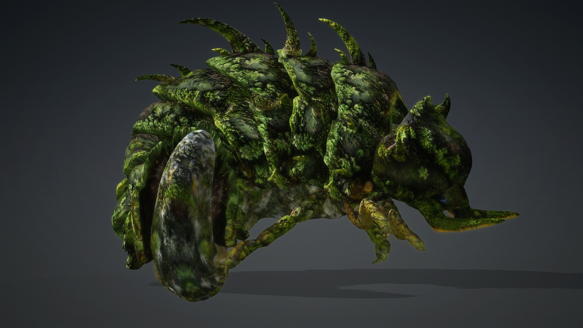Larva-V2d 3D https://p.turbosquid.com/ts-thumb/OL/z75j3x/FD/preview11/jpg/1778810761/1920x1080/fit_q87/77dc54d7b253a1043396217db18bc64e750021c8/preview11.jpg
