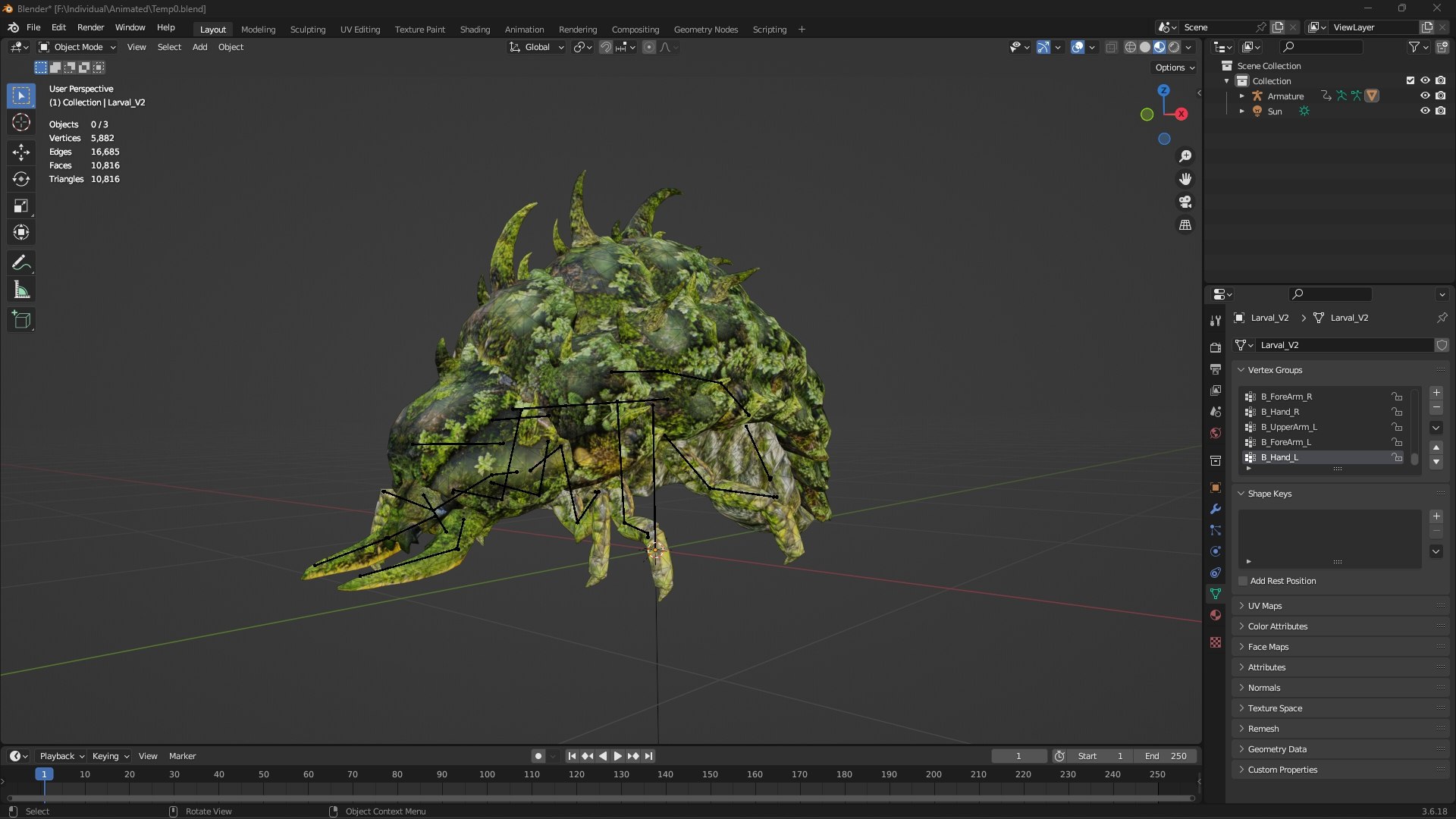 Larva-V2d 3D https://p.turbosquid.com/ts-thumb/OL/z75j3x/mi/wireframe1/jpg/1778810763/1920x1080/fit_q87/35c89a152b641a7cce2384cabec2a920b8282810/wireframe1.jpg