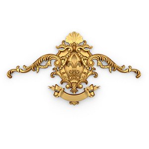 carved classic decorative ornament cnc 3d printing stl 64 3D model
