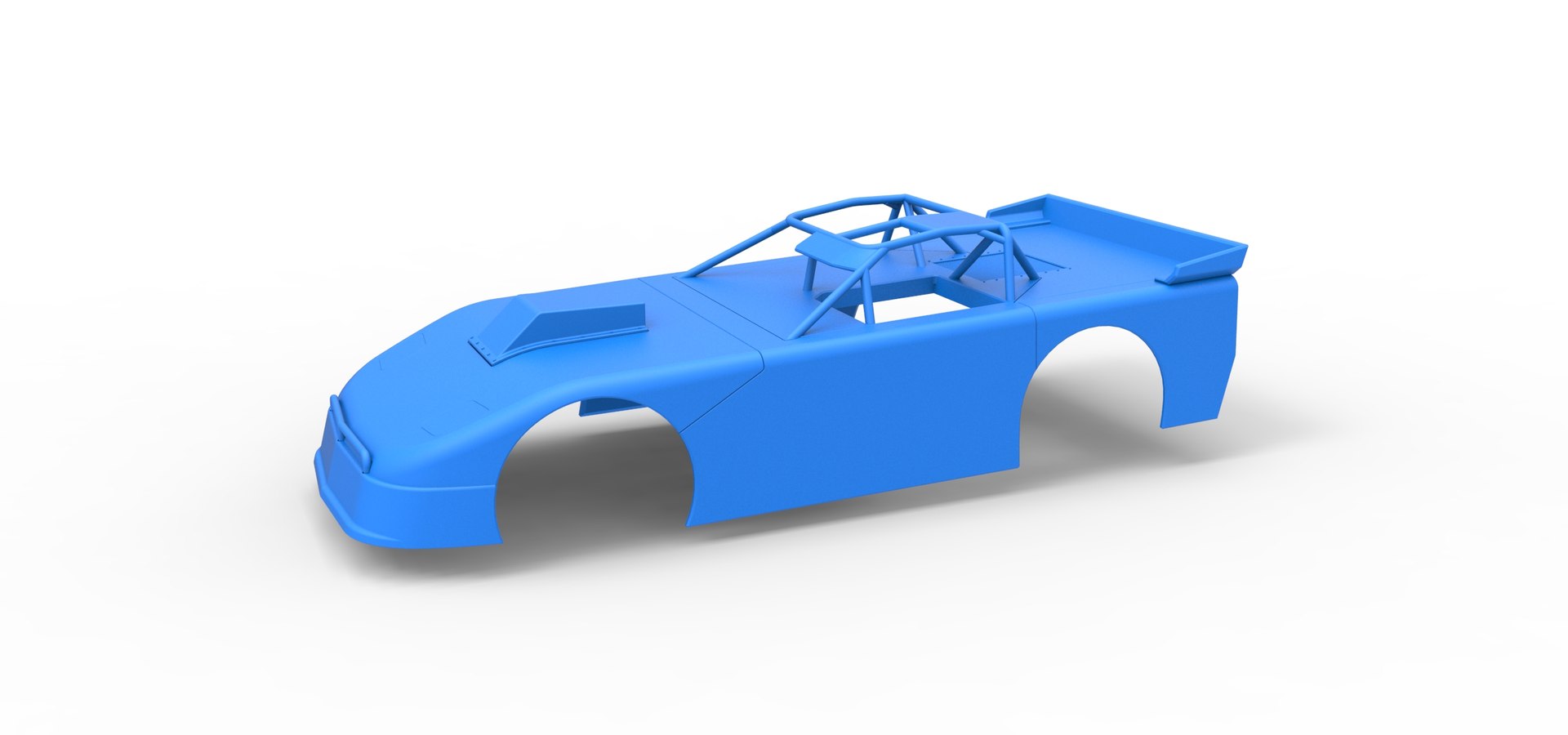 3D Shell Of New Zealand Super Saloon Race Car Version 2 Scale 1 To 25 ...