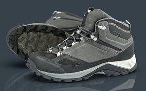 3D hiking boots 3 model