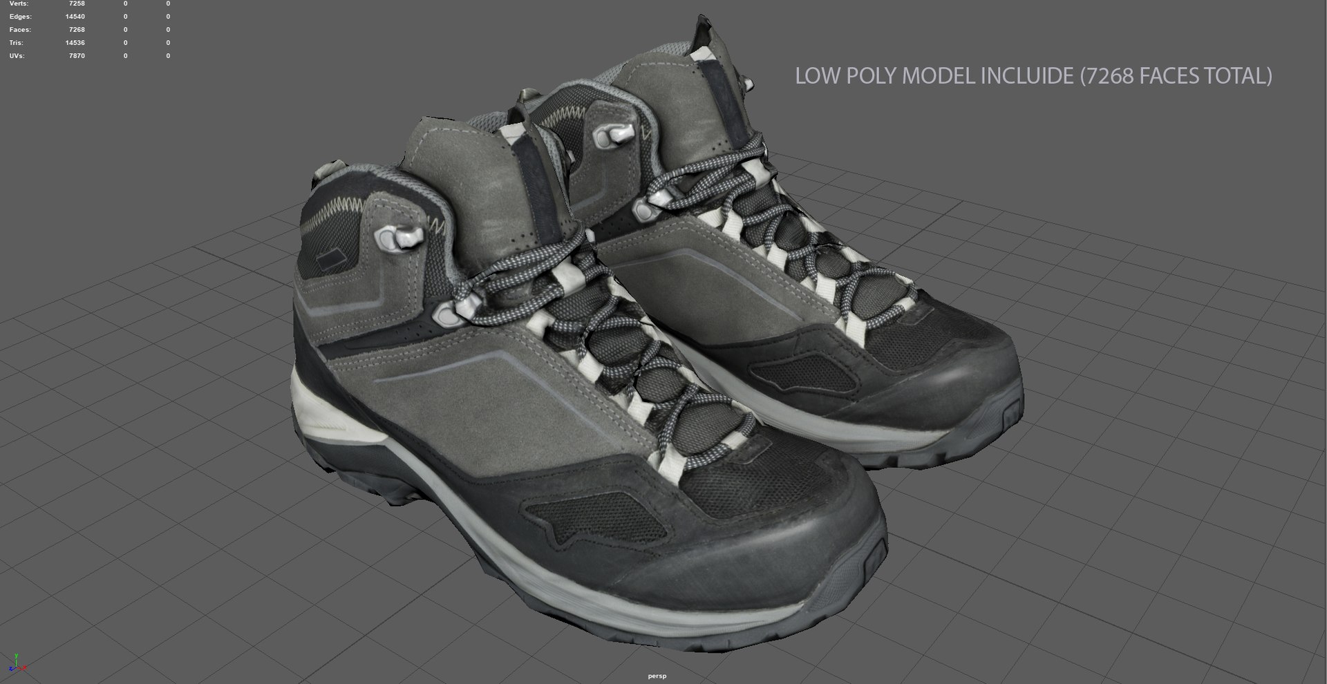 3D hiking boots 3 model https://p.turbosquid.com/ts-thumb/OM/4B8pSK/qUrwie5b/render1/jpg/1601838140/1920x1080/fit_q87/992a6649169e7f530fa2557d76a15f3b61199fbd/render1.jpg