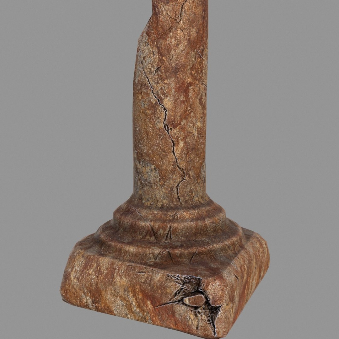 pillar 3d obj