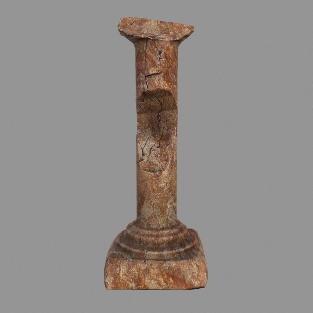 pillar 3d obj