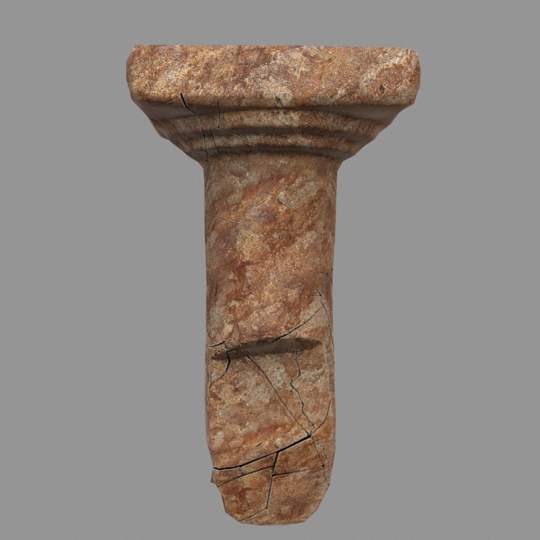 pillar 3d obj