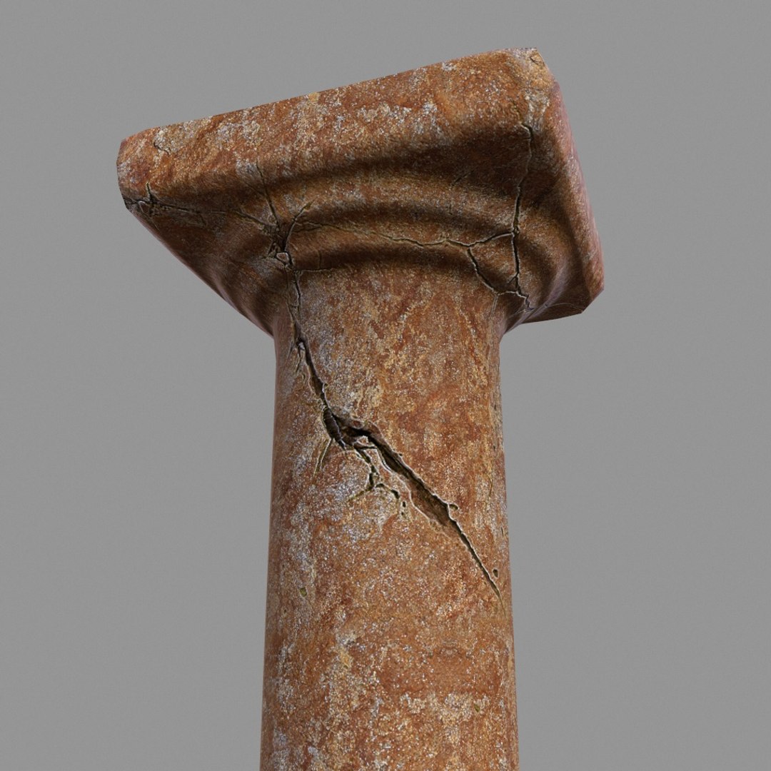 pillar 3d obj