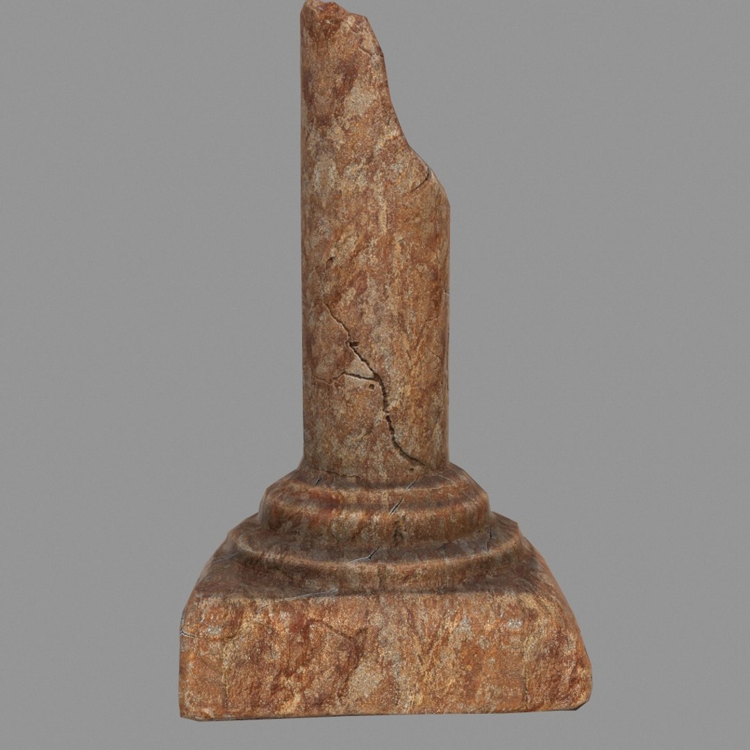 pillar 3d obj