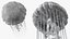 3D Ghostly White Jellyfish model