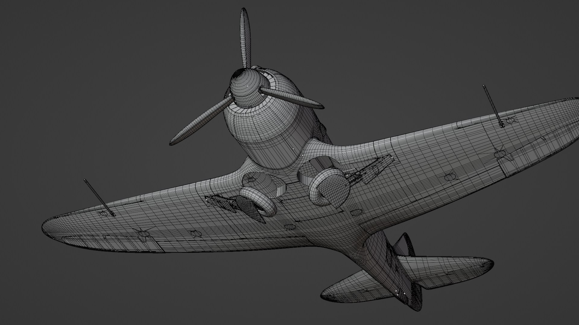 Airplane from World War II Lavochkin 5 3D model https://p.turbosquid.com/ts-thumb/OM/ApLJtd/Kh/wire0008/jpg/1709048117/1920x1080/fit_q87/803bb9862cfc5f8ff61a02d1e80e23c53f2db74d/wire0008.jpg