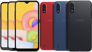 realistic samsung galaxy a01 3D model