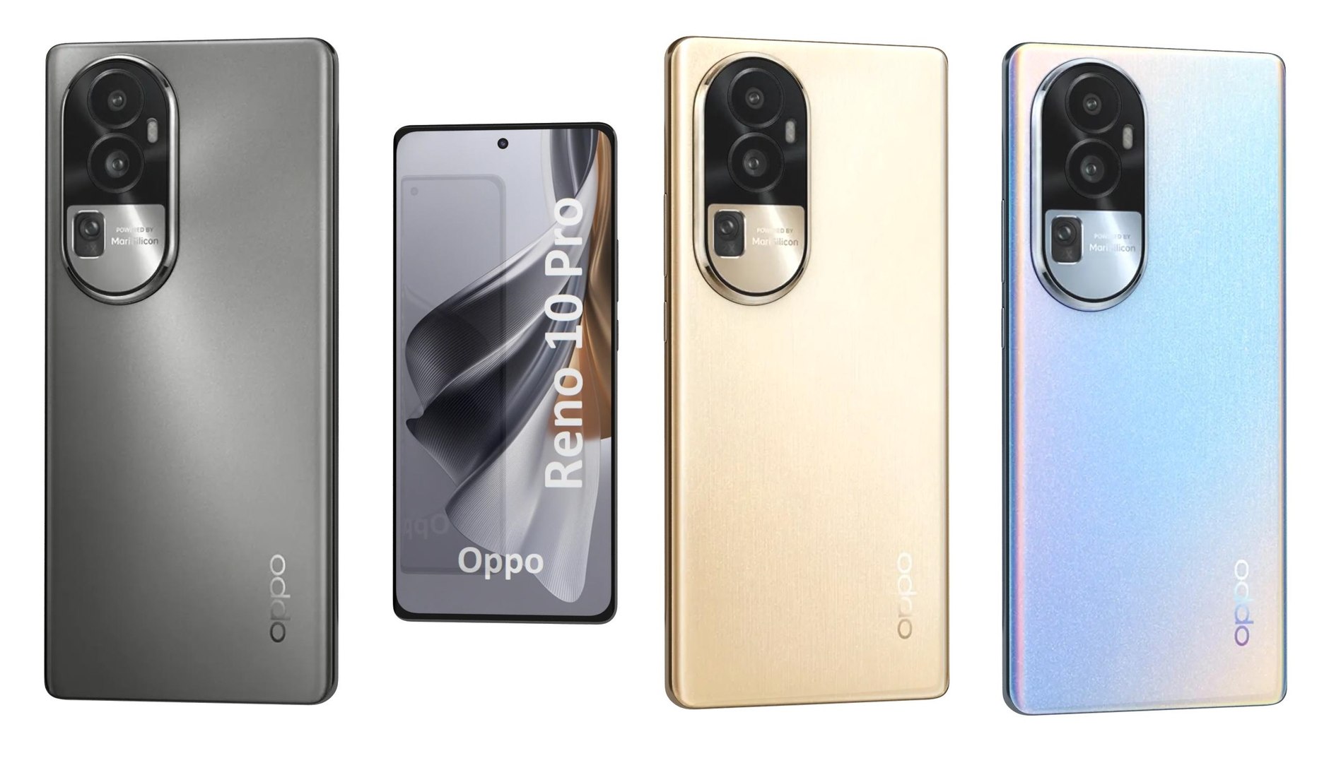 Oppo Reno 10 Pro All Colors Low Poly 3D Model - TurboSquid 2479421