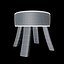 Stool Cloth pillow