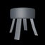 Stool Cloth pillow
