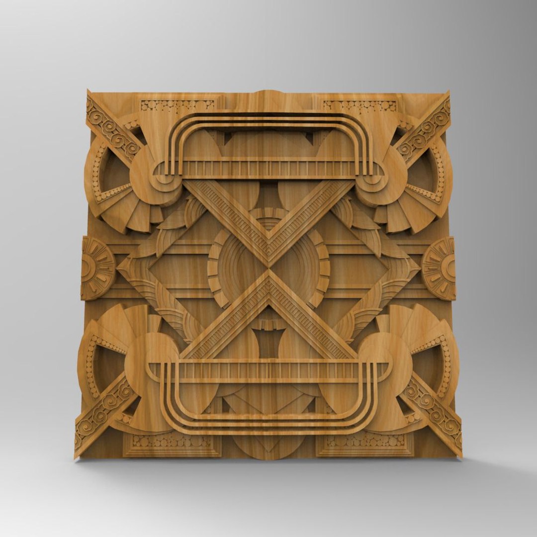 3d Wall Panel Stl Cnc Model