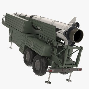 3D Strategic Missile Launch Trailer model