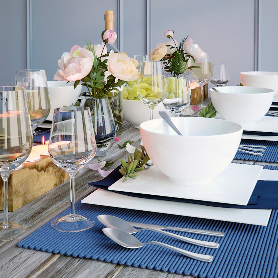 3d Model Serving Set