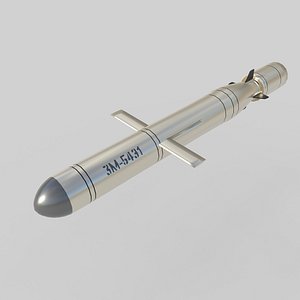 anti-ship missile 3M-54E1 3D model