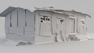 metal shed 3D model