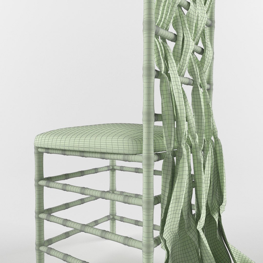 3d Wedding Chair Model