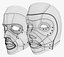 Cybernetic Male and Female Masks
