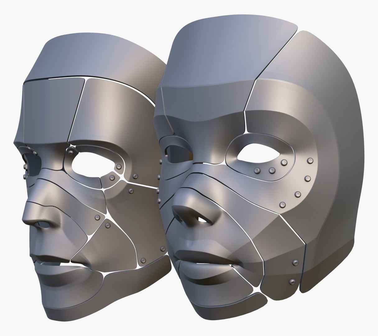 3D Cybernetic Male and Female Masks https://p.turbosquid.com/ts-thumb/OM/ZWcveg/HZ/cybernetic_male_and_female_masks_0001/jpg/1757617583/1920x1080/fit_q87/d2cecf197d5b4bc62049d5a6a307f922415c2fe6/cybernetic_male_and_female_masks_0001.jpg