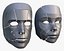 Cybernetic Male and Female Masks
