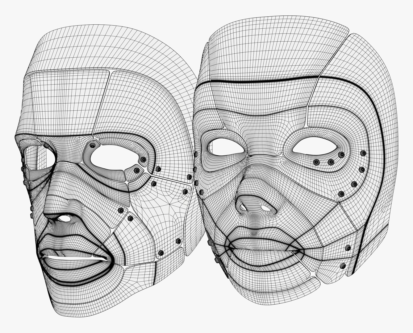 3D Cybernetic Male and Female Masks https://p.turbosquid.com/ts-thumb/OM/ZWcveg/ia/cybernetic_male_and_female_masks_wireframe_0000/jpg/1757617599/1920x1080/fit_q87/966ffda7d2980f8b7c6d6aa5078b057cf1725b88/cybernetic_male_and_female_masks_wireframe_0000.jpg