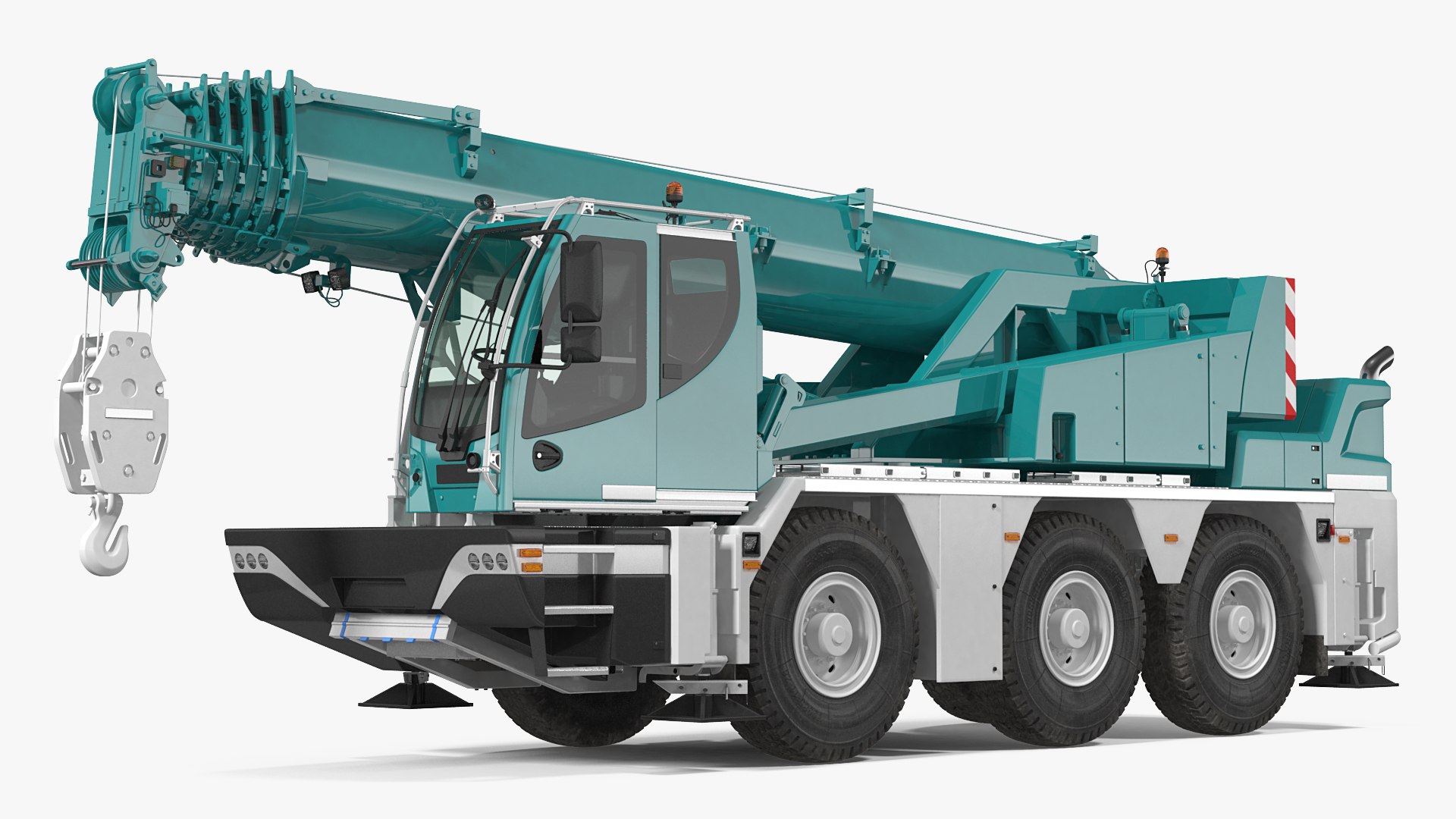 Compact Mobile Crane 3D model preview