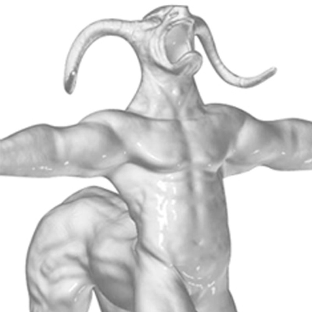 3d model fantasy character beast