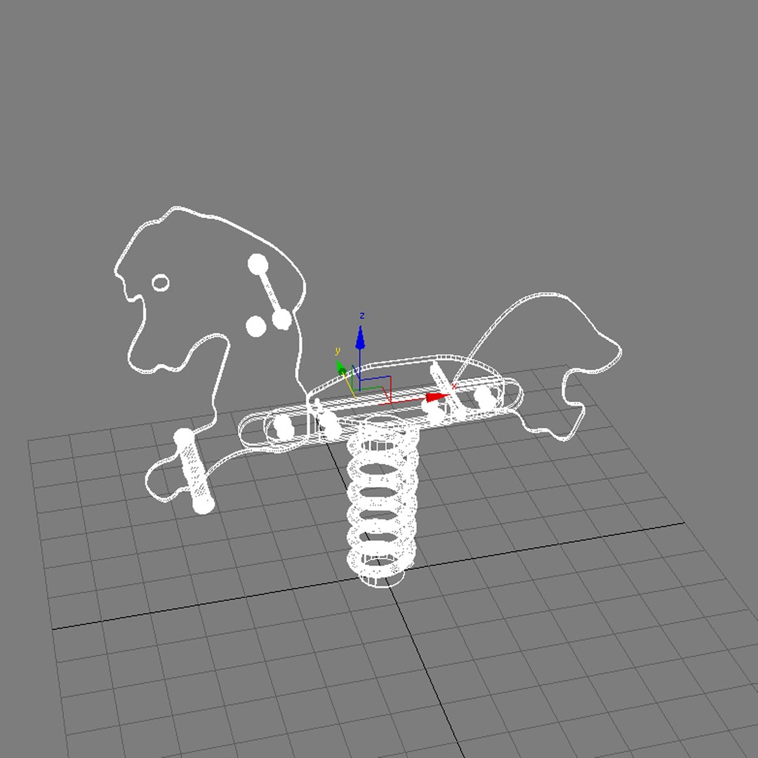 horse springtoy 2011 3d 3ds