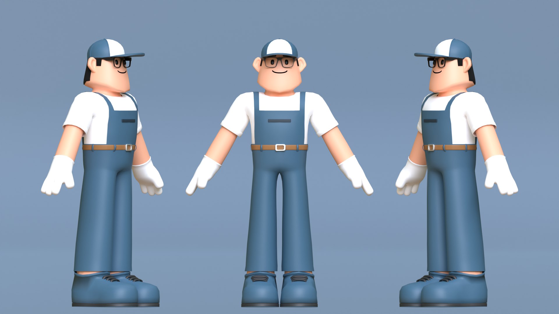 Minimal Mechanic Cartoon Character 3D model https://p.turbosquid.com/ts-thumb/OM/iv0eUK/Kn/third_cycle/png/1701324259/1920x1080/fit_q87/123d5e024246b269fb8f060c707a38f395d22e2c/third_cycle.jpg