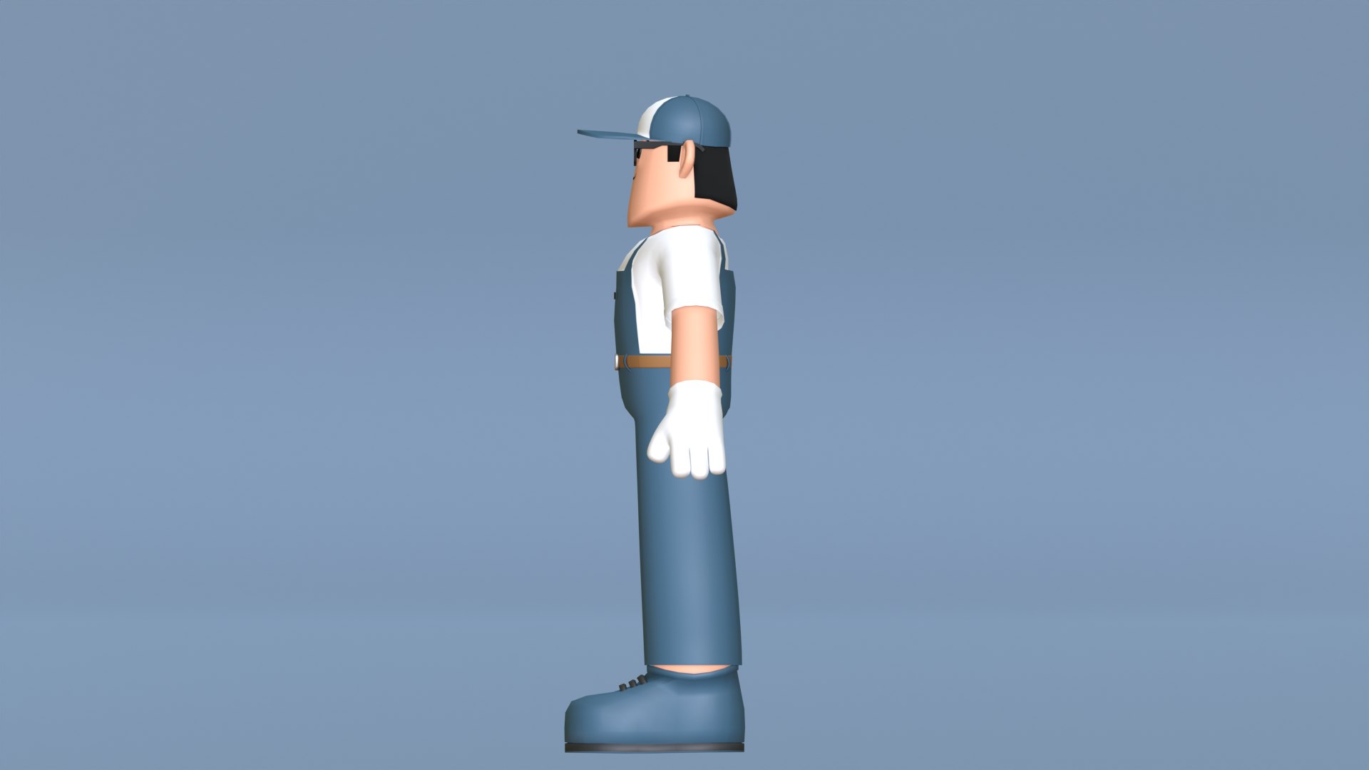 Minimal Mechanic Cartoon Character 3D model https://p.turbosquid.com/ts-thumb/OM/iv0eUK/LL/eevee_right/png/1701324259/1920x1080/fit_q87/eb47f74ec18d7b8cf83ccbc0316e7497ff150faa/eevee_right.jpg