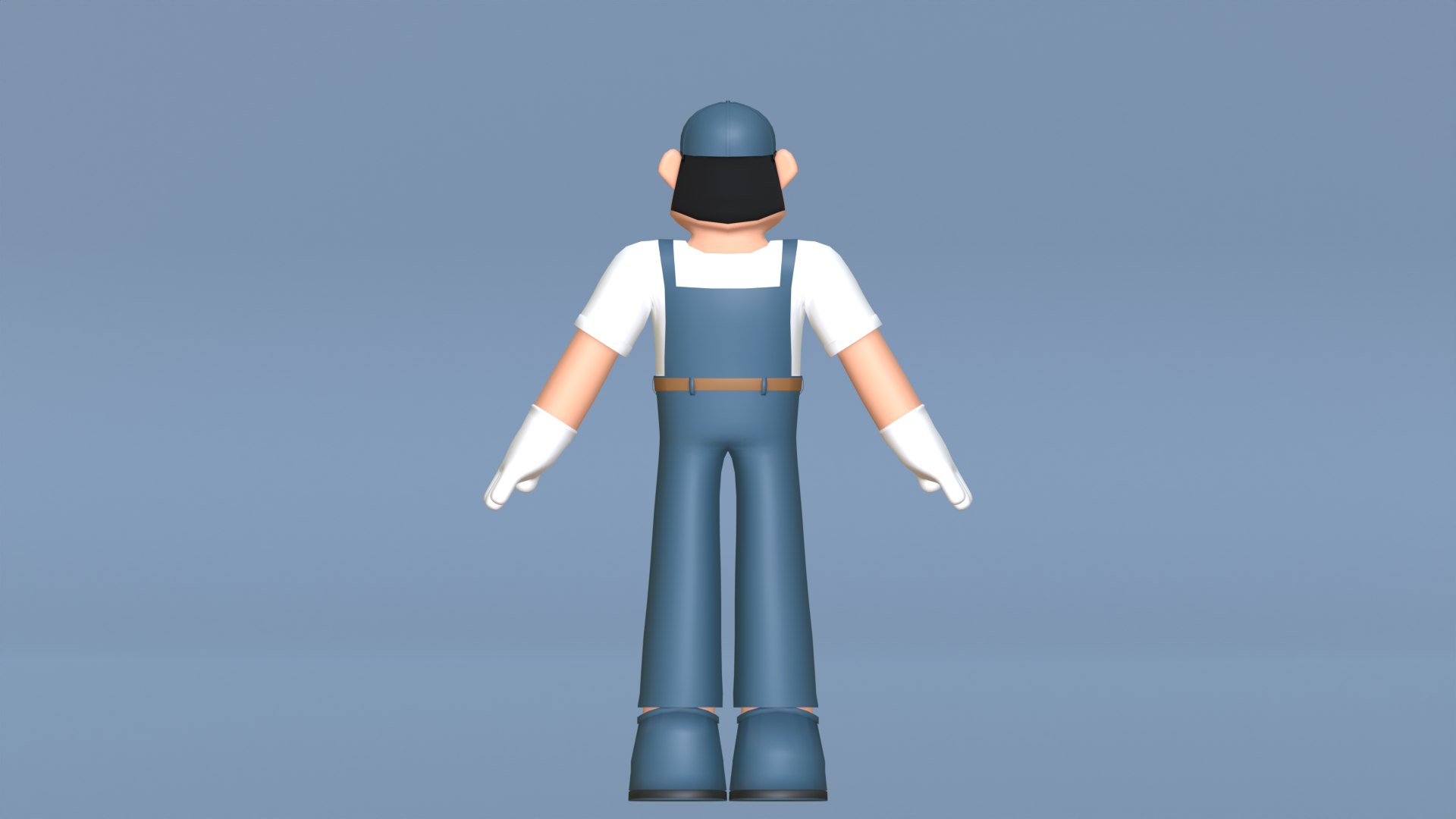 Minimal Mechanic Cartoon Character 3D model https://p.turbosquid.com/ts-thumb/OM/iv0eUK/mn/eevee_back/png/1701324254/1920x1080/fit_q87/700e6a4f62cdbf651a7d5ae1d282b105dfa171e5/eevee_back.jpg