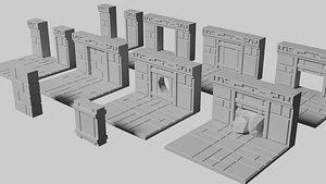 floor tile gaming 3D