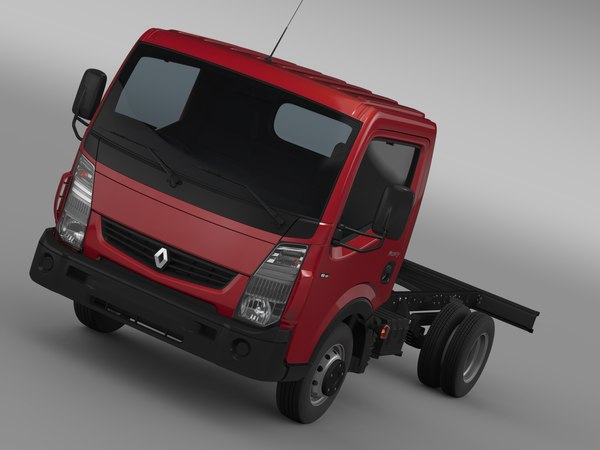 3d renault maxity 2013 chassi