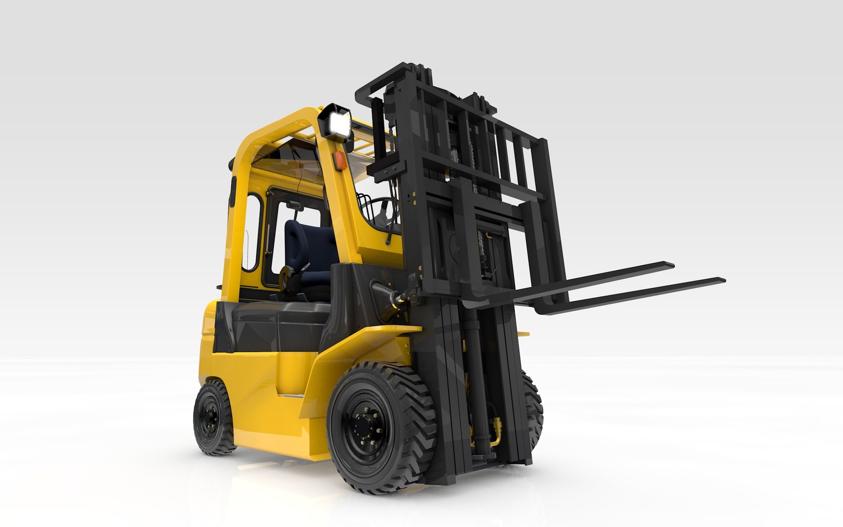 3D forklift animation model - TurboSquid 1498332