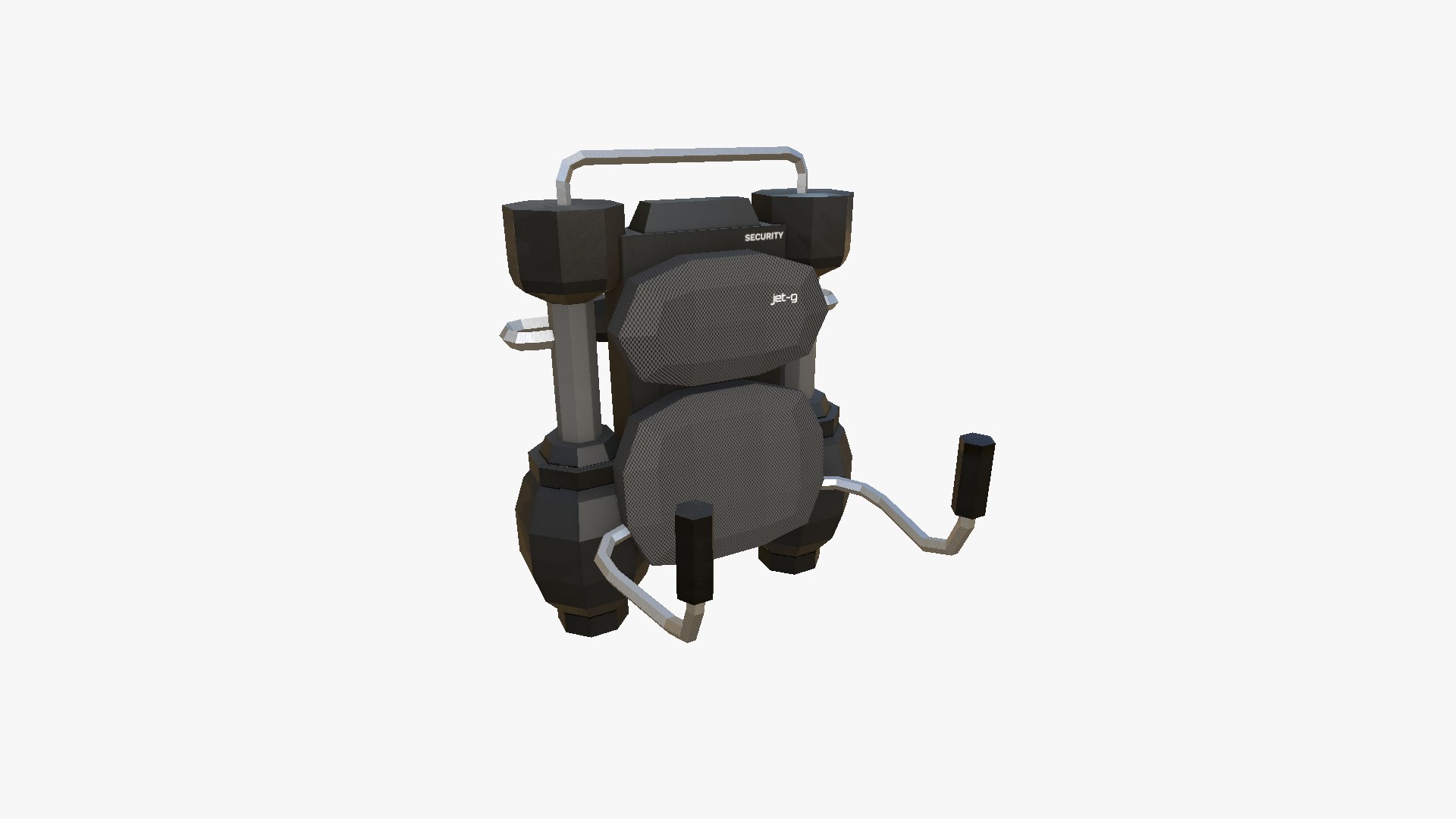 Jetpack Low Poly G04 - SciFi Character Design Model - TurboSquid 2255479